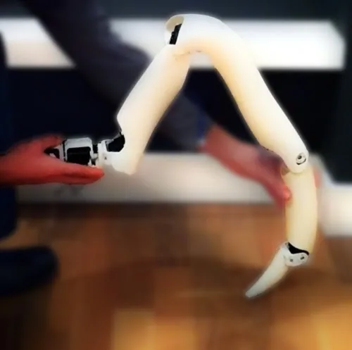 3D printed robot spider leg