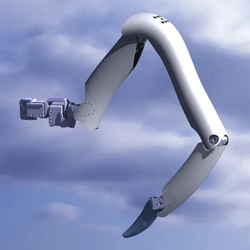 Mechanical CAD design of the robot spider leg